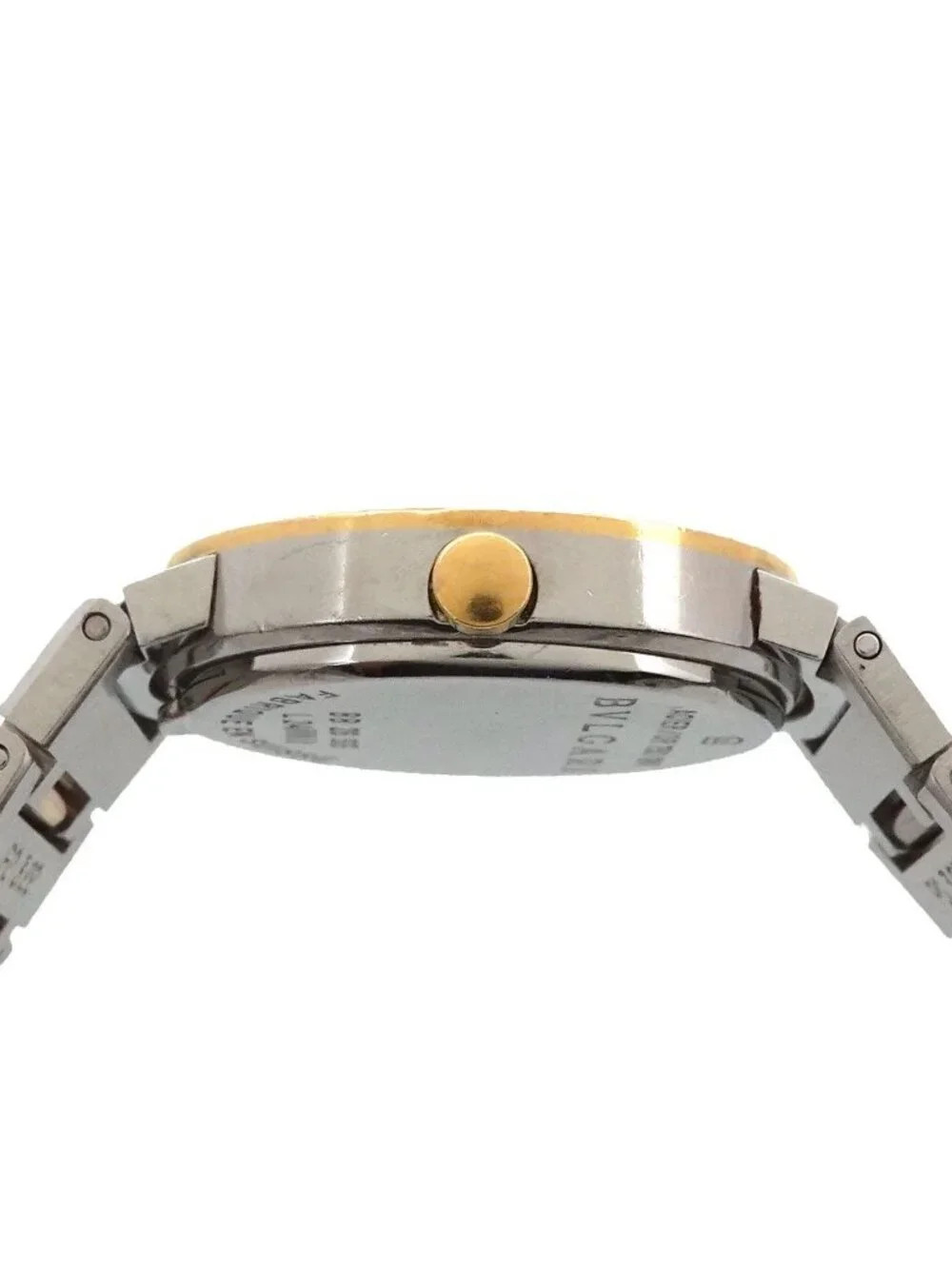 Bvlgari Watch Date Black YG Quartz